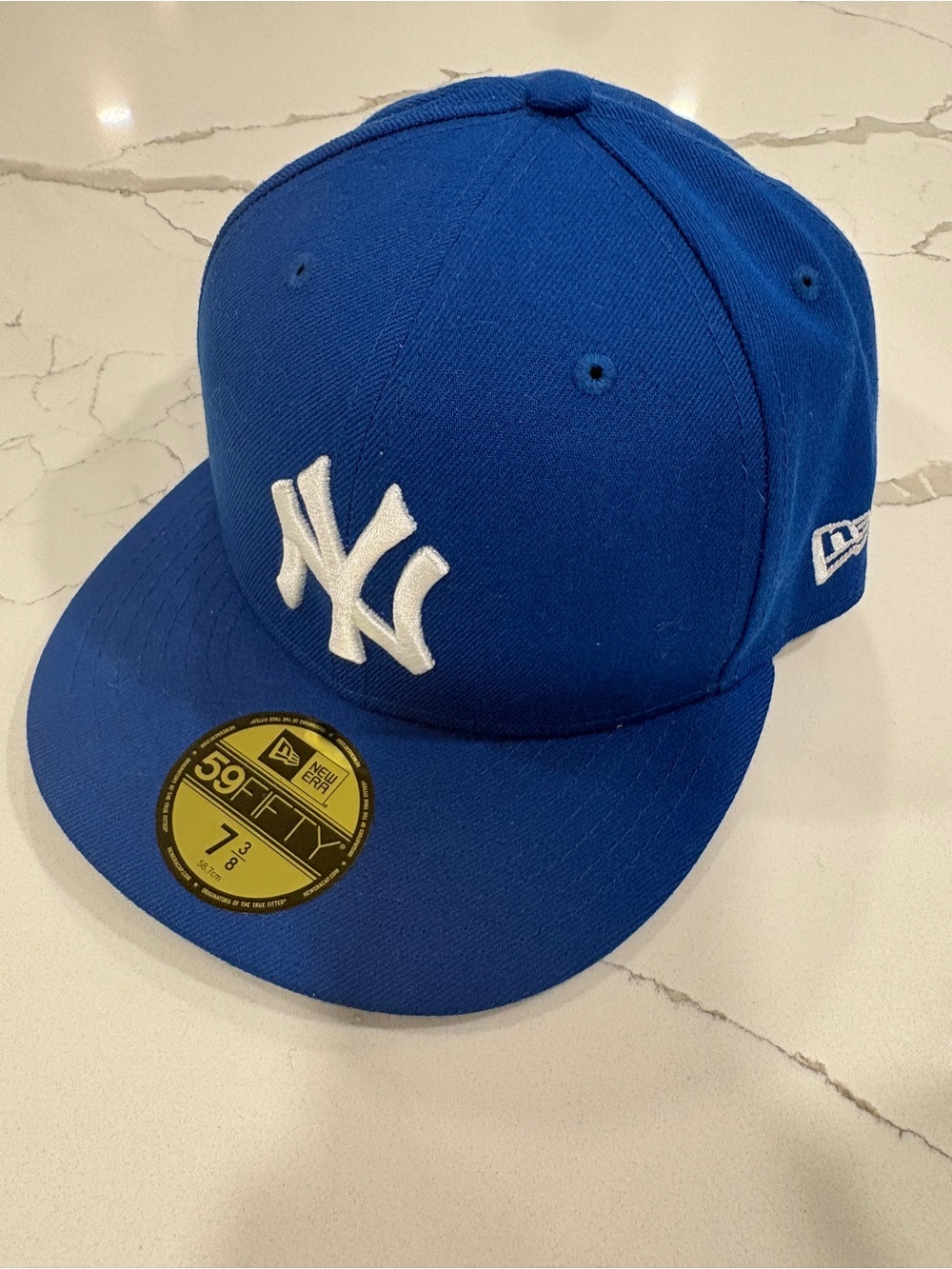 New Era 59fifty Royal Blue New York Yankees Fitted Hat with White Logo
